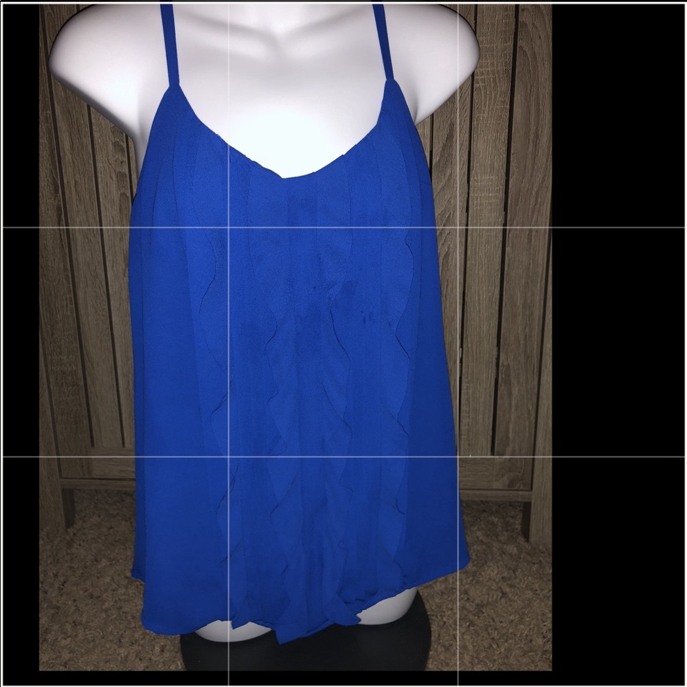 LOFT SMALL SILK LAYERED SPAGHETTI STRAP